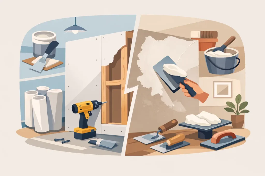 Gyprock or Plaster Walls: Which Suits You?