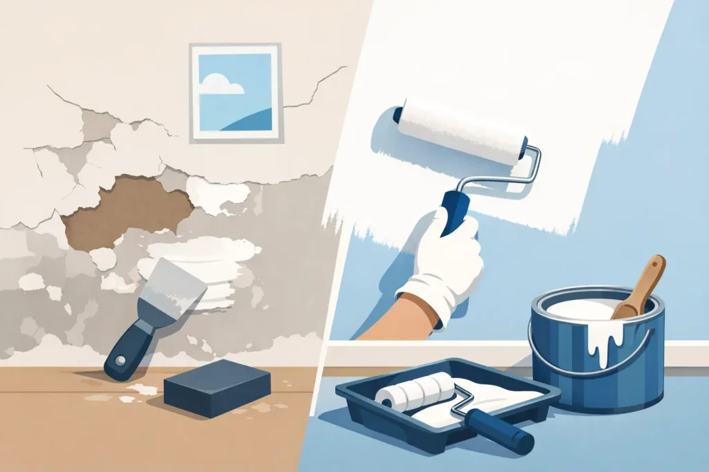 How to Paint Damaged Drywall for a Smooth Finish