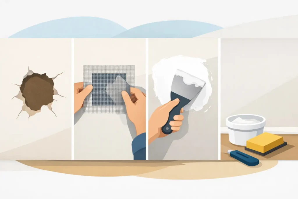 How to Patch Plasterboard Holes Properly